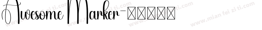 Awesome Marker字体转换